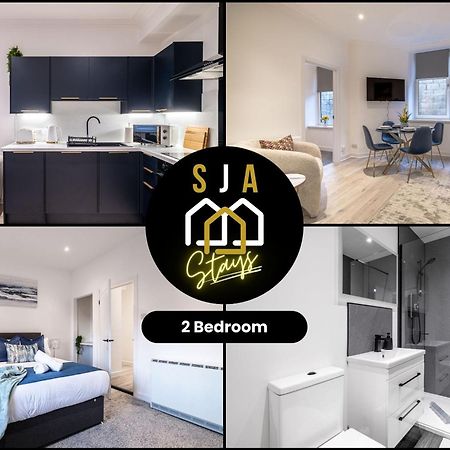 Holburn Hideaway - Sja Stays - Modern 2 Bed Apartment Aberdeen Esterno foto